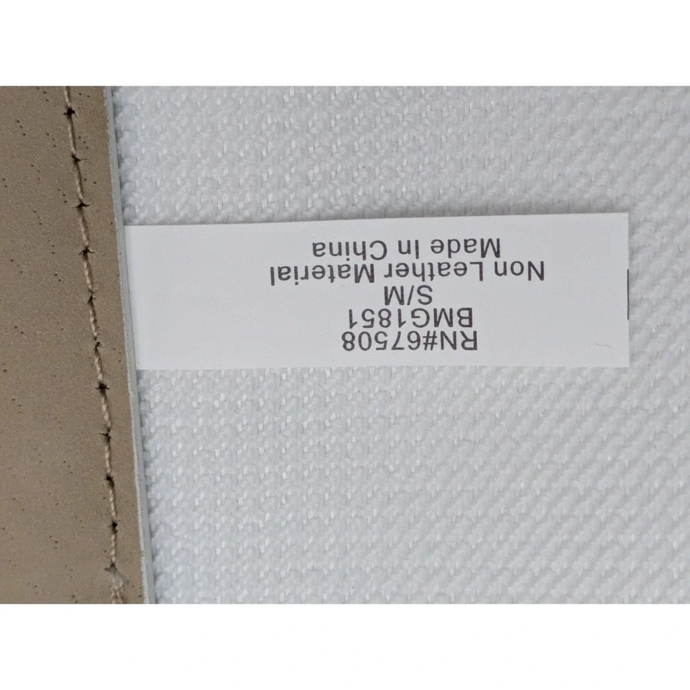 I.N.C. International Concepts‎ Interlocking-Hook Stretch Belt White S/M NWT